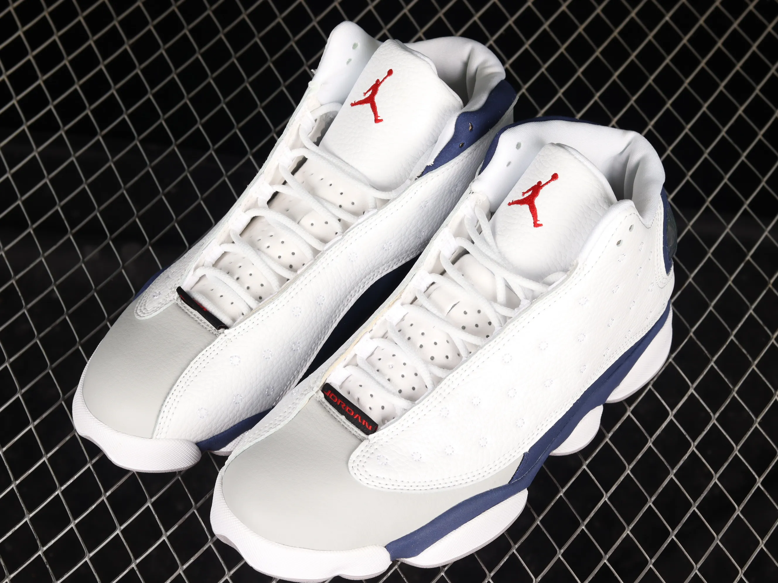 All categories Air Jordan Jordan series basketball shoes Air Jordan 13 Air Jordan 13 "Starfish Orange" AJ13 Joe 13 white and blue 414571-164